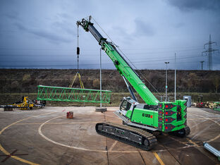 Teleskopkran Telekran Raupentelekran SENNEBOGEN 6133 E Raupe Raupenunterwagen Baustellenkran